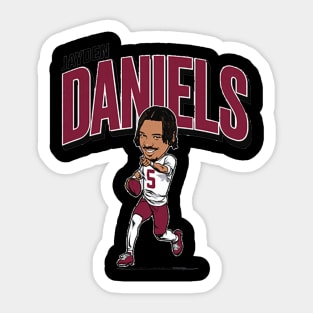 Jayden Daniels Caricature Sticker